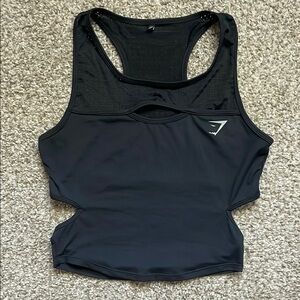 Black Gymshark x Nikki Blackketter Cutout Tank Top